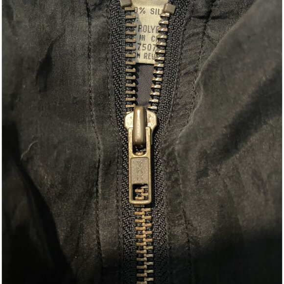 Protest Men's Colorblock Bomber Jacket 100% Silk Sz Lg ‎ Casual Retro Streetwear - Picture 5 of 9